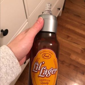 Baby bottle in shape of beer bottle